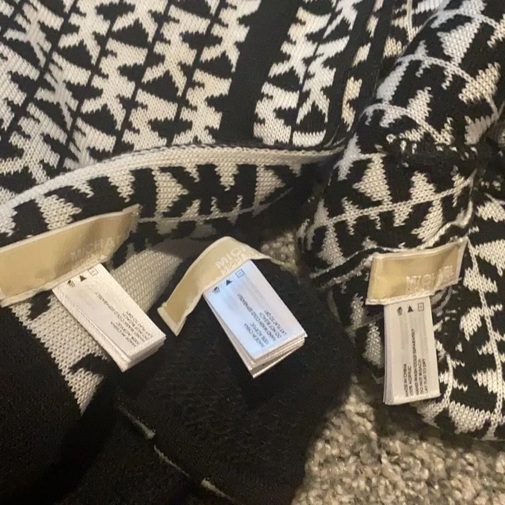 Michael Kors scarf, gloves and beanie set